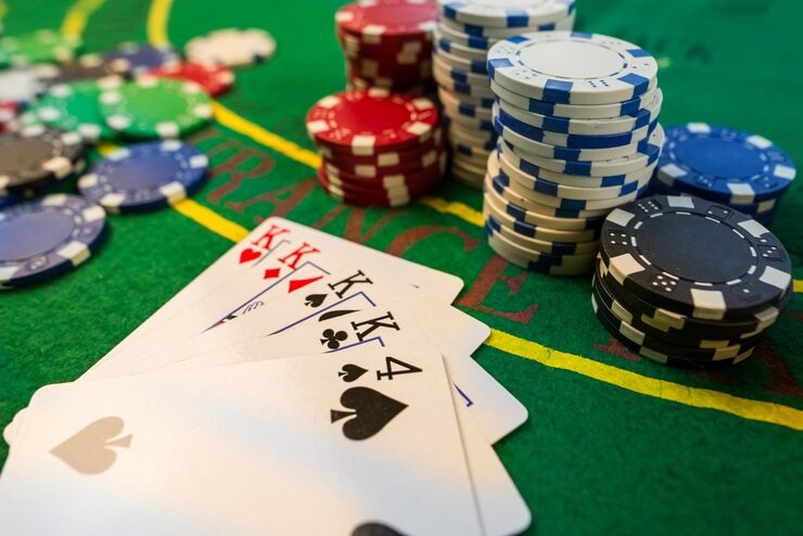 Live casino multi-camera studio table
